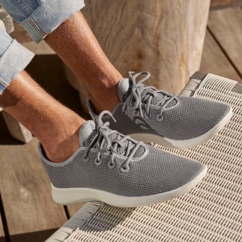 Allbirds Shoe Sneakers Women’s 8 Grey Tree Runners Everyday Knit